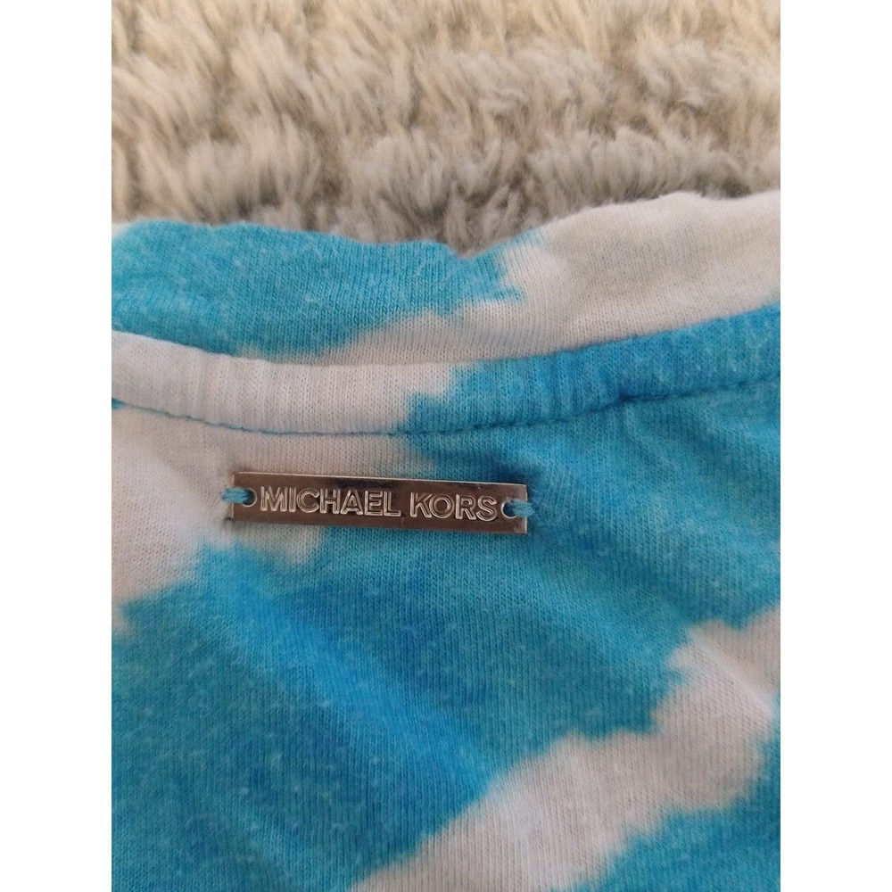 Michael kors Tie Dye  striped xxs top Embellished Sparkle Y2K Classic Summer - Picture 8 of 9